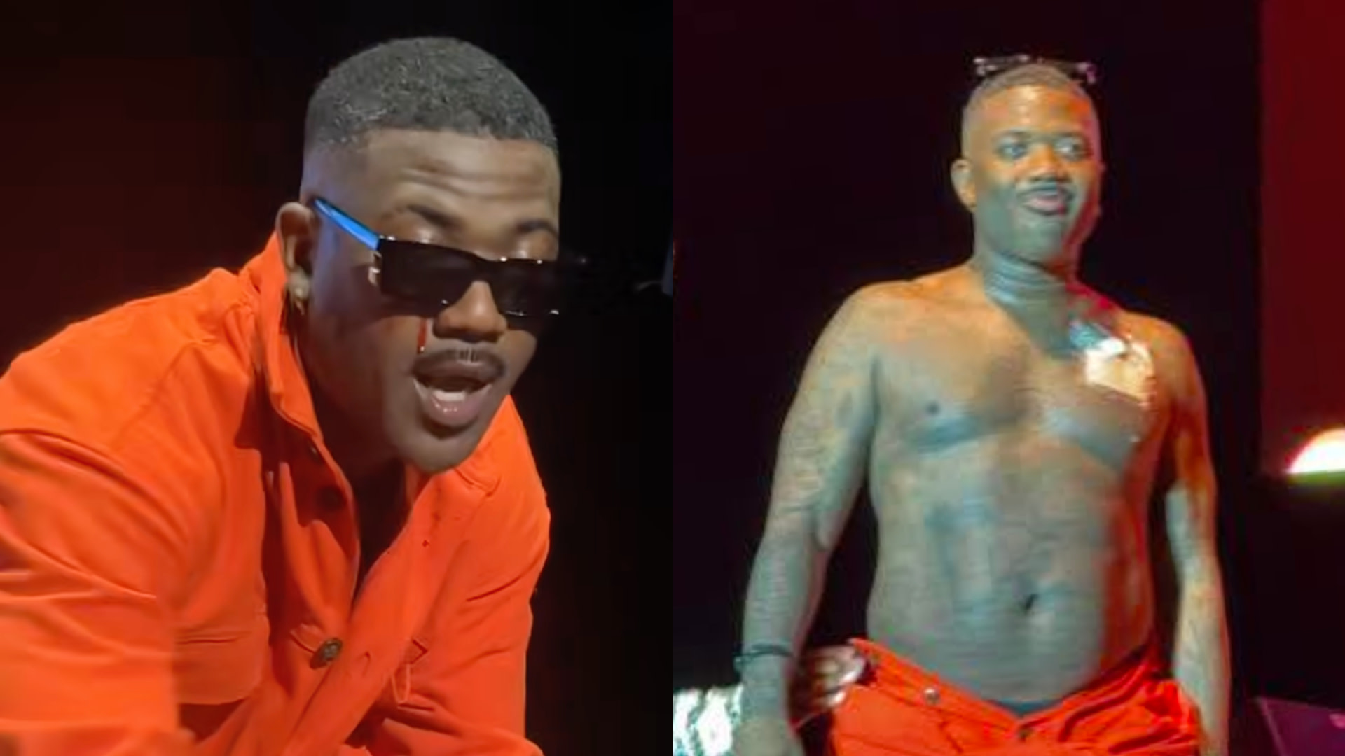 Ray J 演出時面部與胸口滿布血跡，疑似受傷引發關注