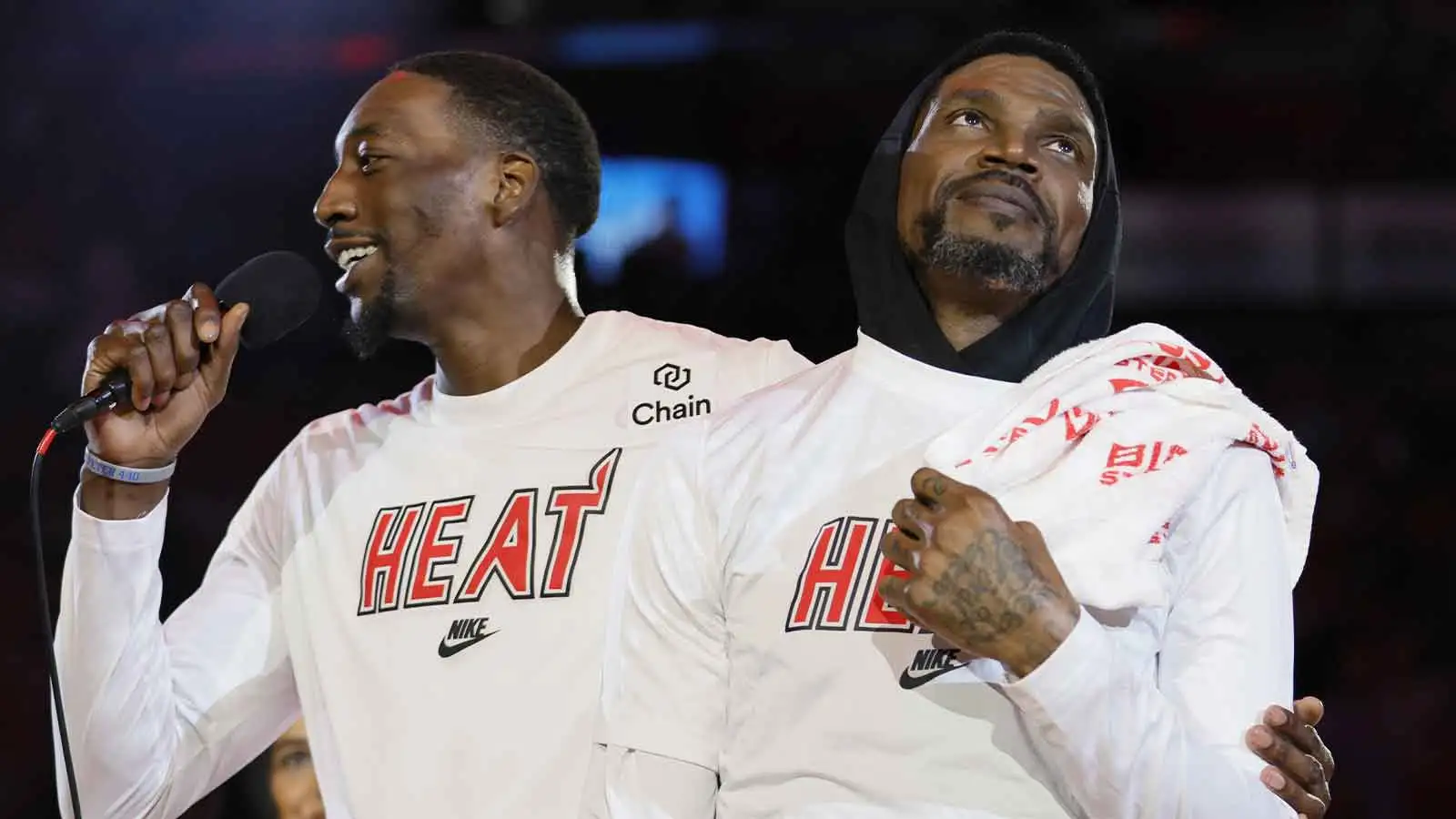 巴姆·阿德巴约 (Bam Adebayo) 与乌多尼斯·哈斯勒姆 (Udonis Haslem) 追逐球队反弹纪录的时刻