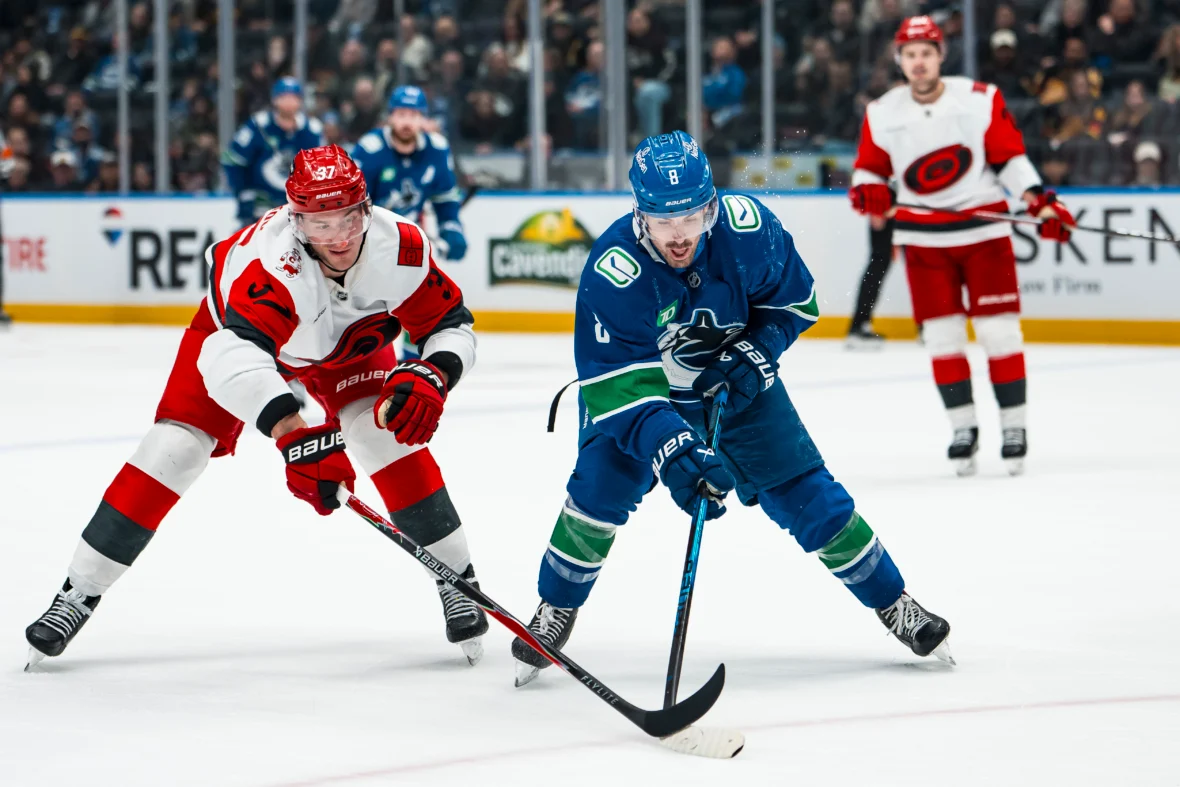 Vancouver Canucks blow early lead to Hurricanes in 6-4 loss