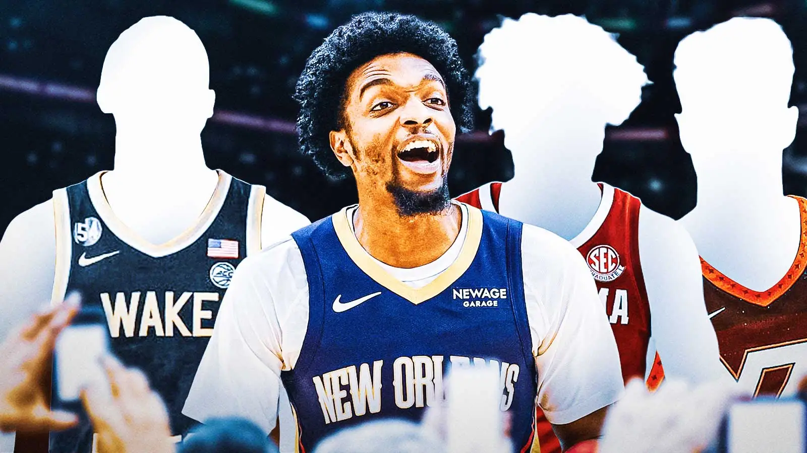 随着疯狂三月、NBA 选秀形势的恶化，鹈鹕队追踪了三位赫伯·琼斯的继任者