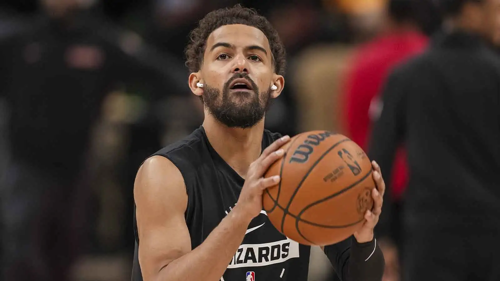 Watch Trae Young score his first basket with Washington
