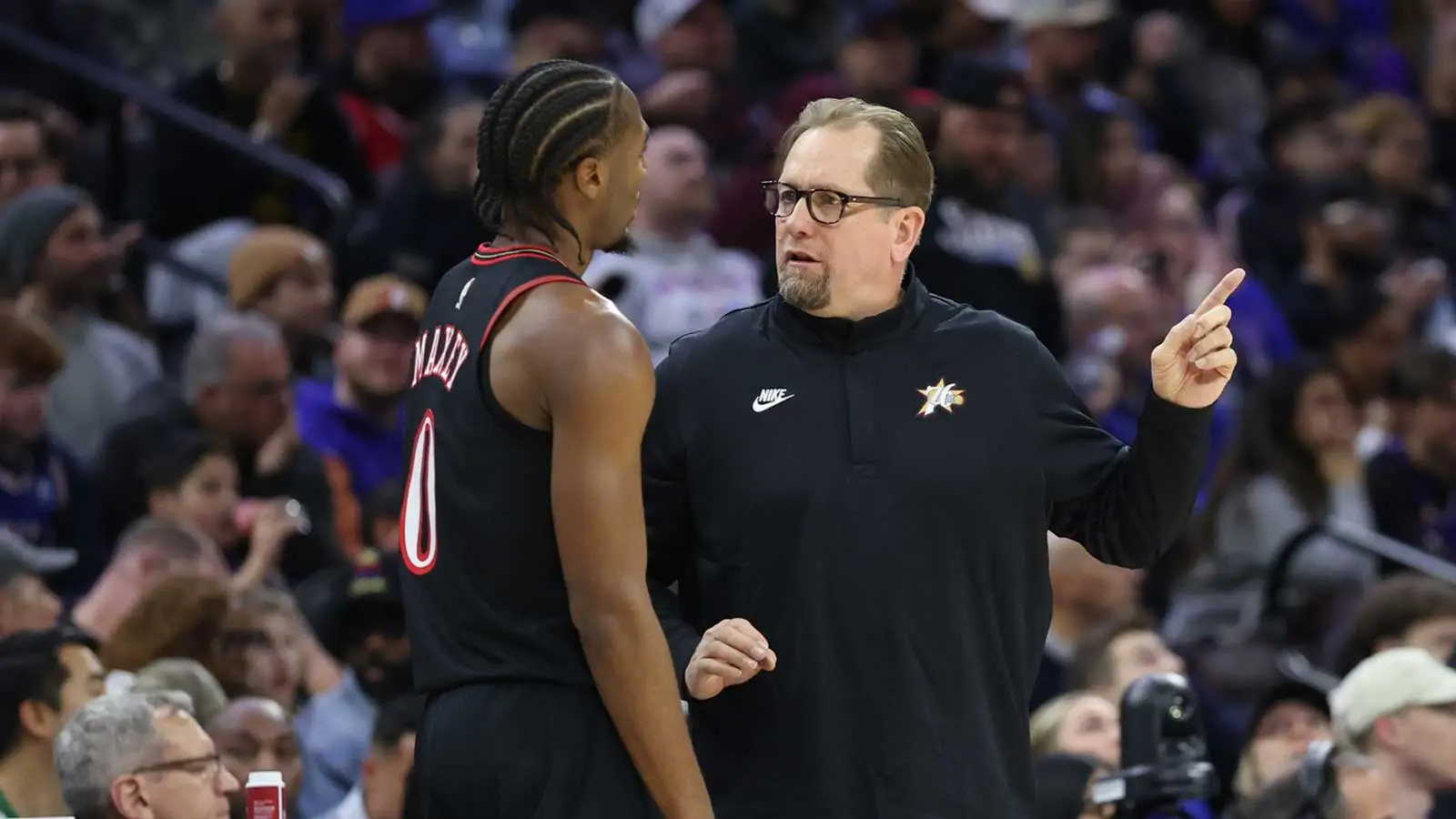 Nick Nurse hoping for the best after Tyrese Maxey’s hand injury