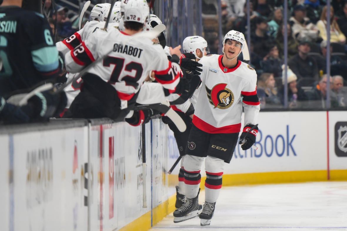 The Senators defeat the Kraken; jake sanderson hurt