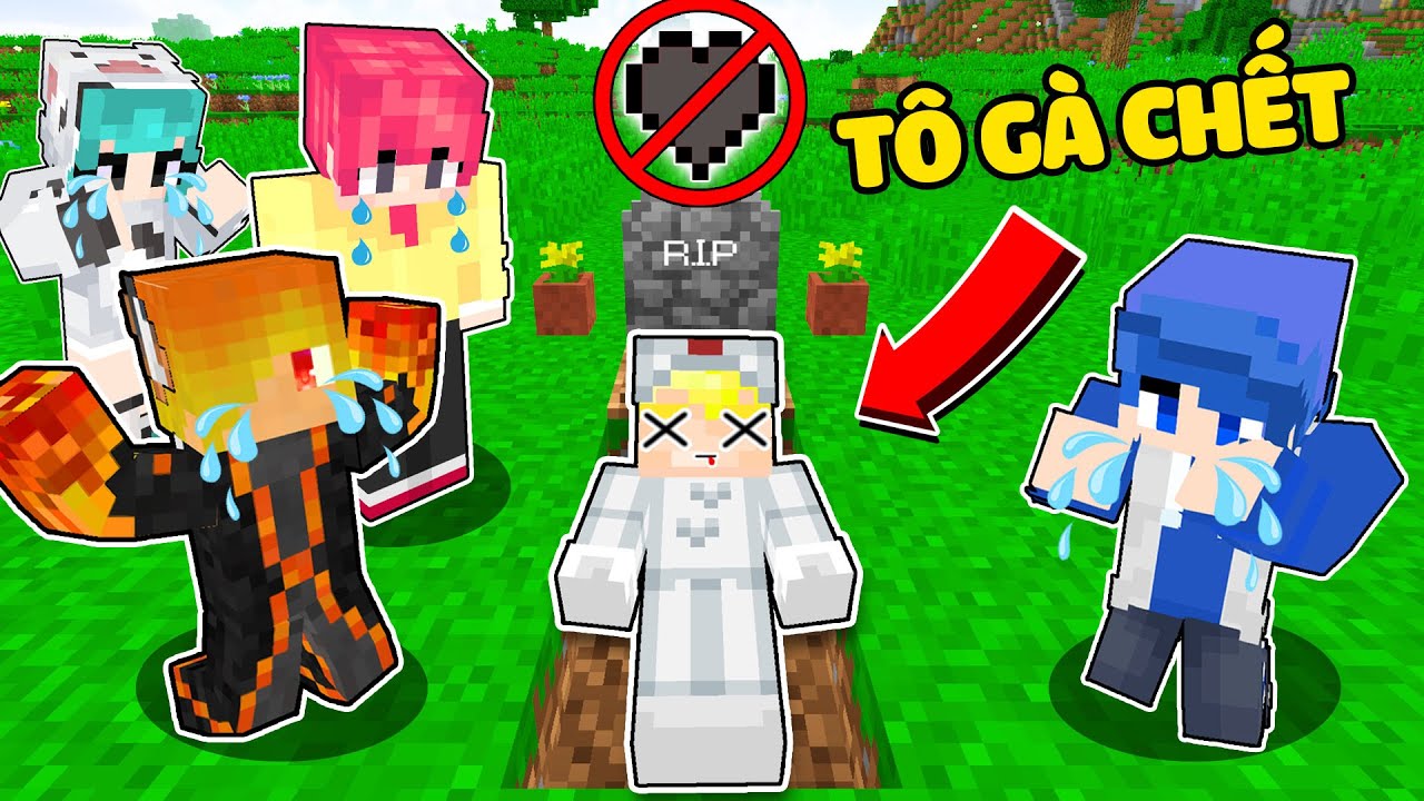NẾU NHƯ TÔ GÀ BỆNH VÀ QUA ĐỜI KHIẾN SINH TỐ BẤT NGỜ TRONG MINECRAFT*TÔ GÀ GIẢ CHẾT THỬ LÒNG SINH TỐ-Thử Lòng Sinh Tố Team: Tô Gà Giả Chết Trong Minecraft và Cái Kết | Sinh Tố Media