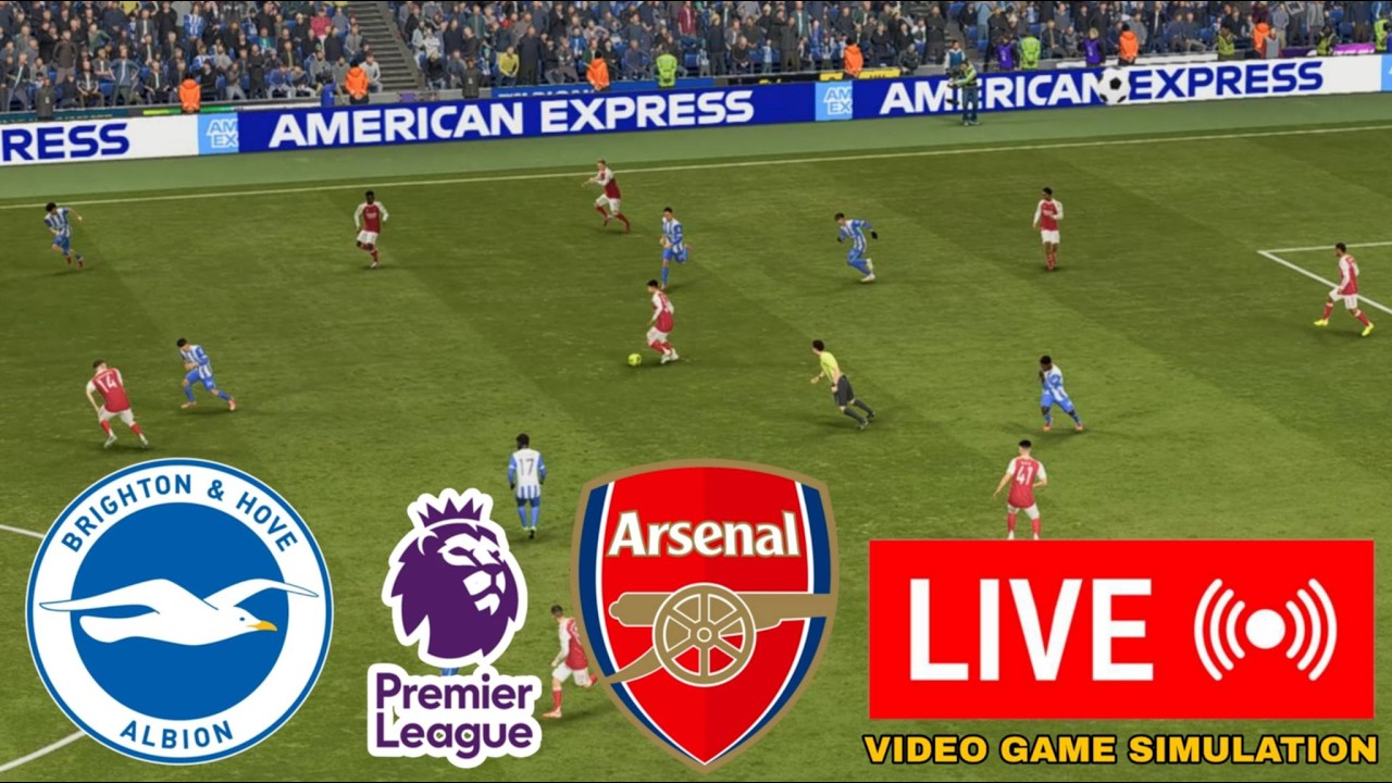 Arsenal vs Brighton LIVE Score: Premier League 2025/26 Match & FC25 Simulation (India)