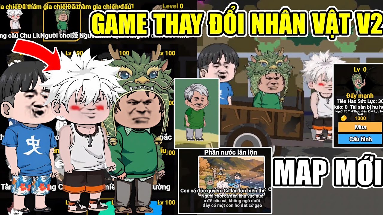 PHÁT HIỆN CÁCH CHƠI CÂU CÁ VẠN CÂN V2 MỞ NHÂN VẬT MỚI MAP MỚI CHIÊU MỚI TRONG CÂU CÁ VẠN CÂN-Cách chơi Câu Cá Vạn Cân V2: Mở nhân vật, Map và Chiêu thức mới nhất
