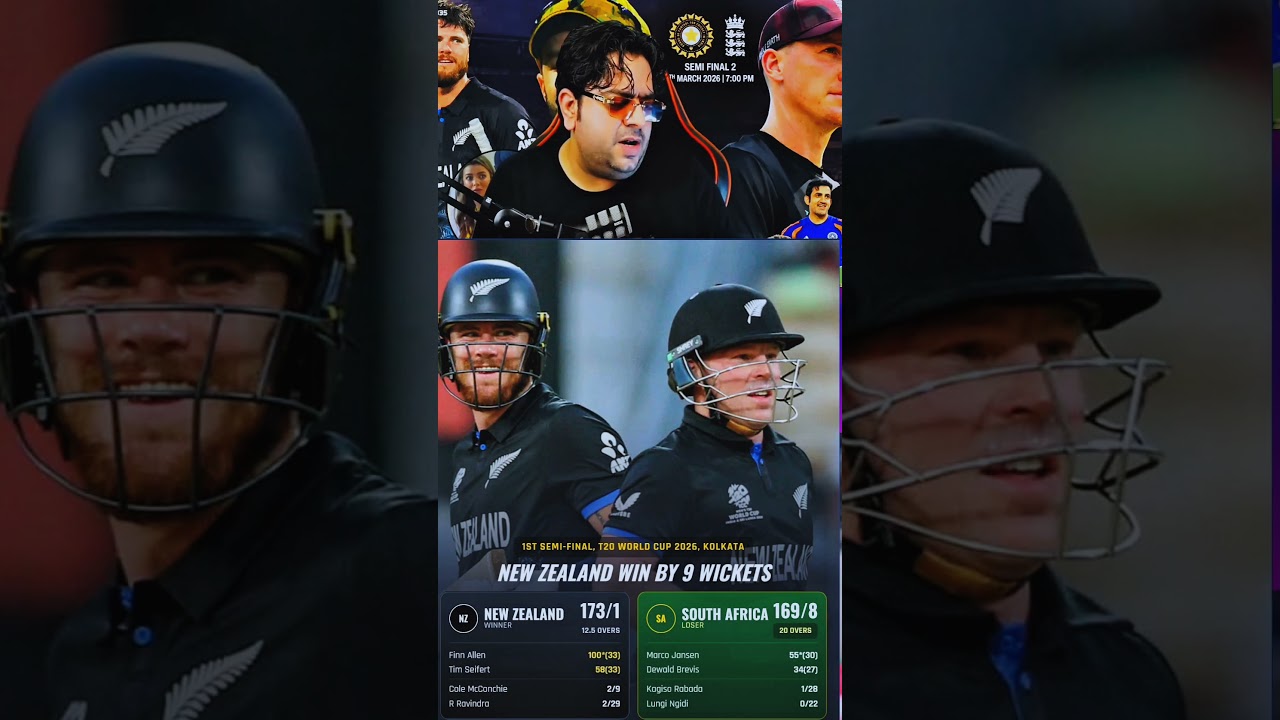 NZ vs SA Opening Partnership Highlights: Finn Allen & Devon Conway Batting 🏏 #T20WorldCup