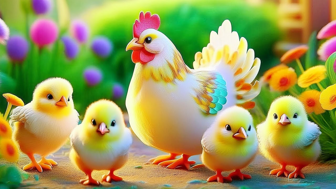 Đàn Gà Con Mới Nở ♫ Ca Nhạc Thiếu Nhi Vui Nhộn Cho Bé ♫ Một Chú Gà Con Như Cục Bông Tròn-Đàn Gà Con Mới Nở – Nhạc Thiếu Nhi Vui Nhộn Cho Bé Ăn Ngon (Một Chú Gà Con)