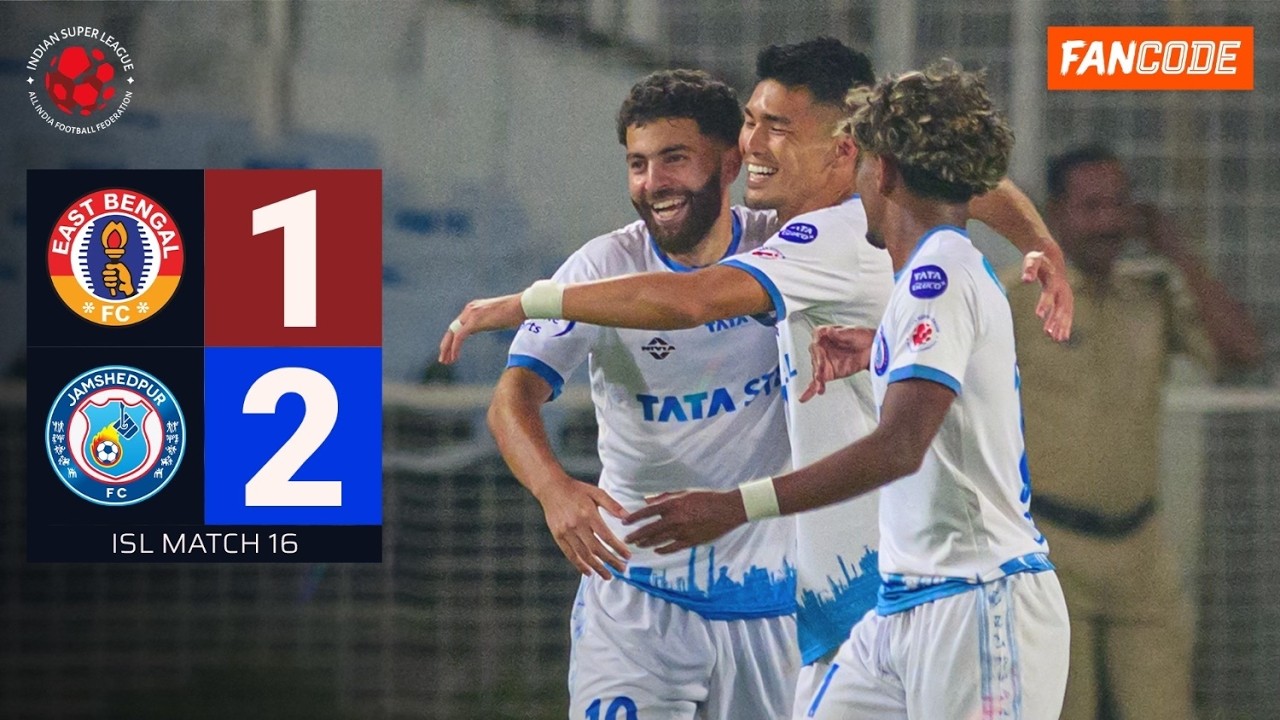 East Bengal vs Jamshedpur FC Highlights: Tachikawa Strikes Late to Seal 2-1 Win for JFC | ISL 2025-26