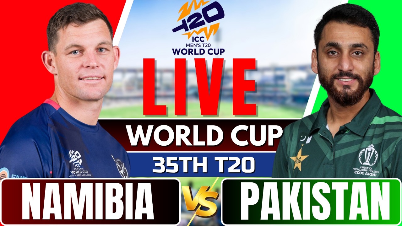 PAK vs NAM Live Score: T20 World Cup 2026, Pakistan vs Namibia Commentary & Match Updates