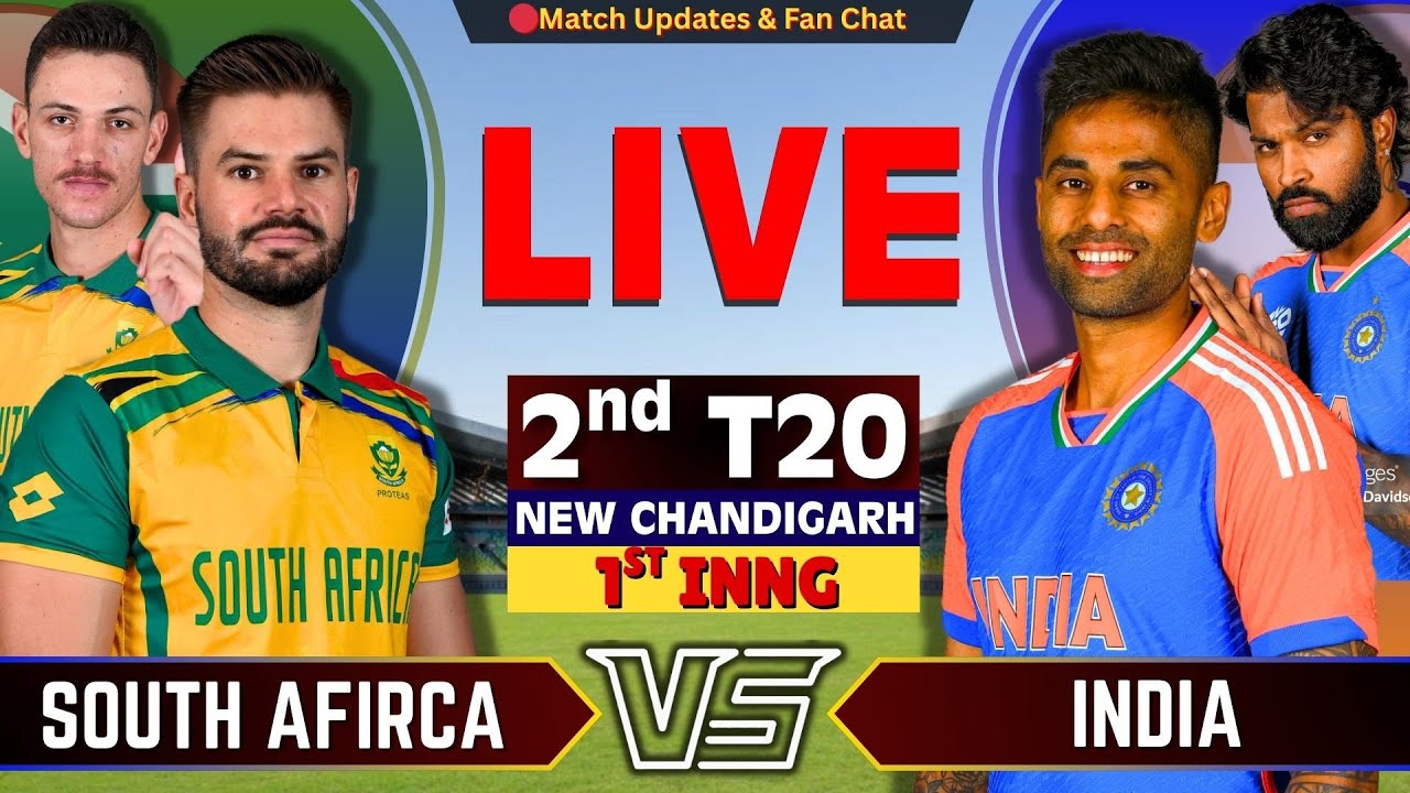 IND vs SA 2nd T20 Live: India vs South Africa Live Cricket Score & Commentary | IND vs SA Live Match Today