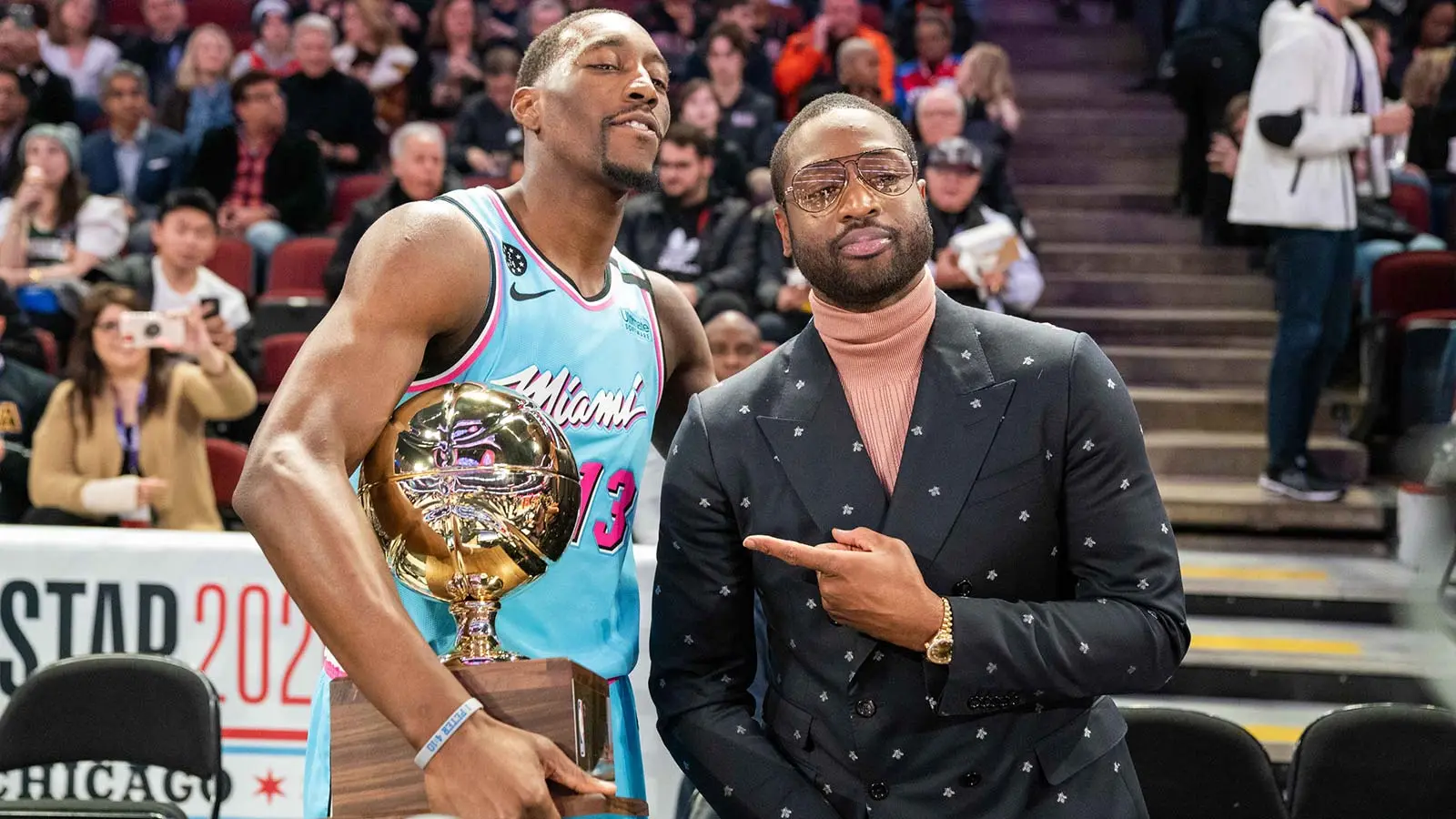 巴姆·阿德巴约 (Bam Adebayo) 与德维恩·韦德 (Dwyane Wade) 一起跻身历史得分俱乐部