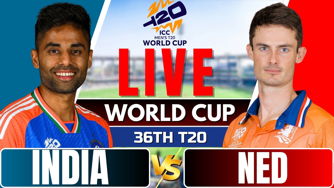 India vs Netherlands Live Score, T20 World Cup 2026: Live Cricket Match Scorecard & Commentary