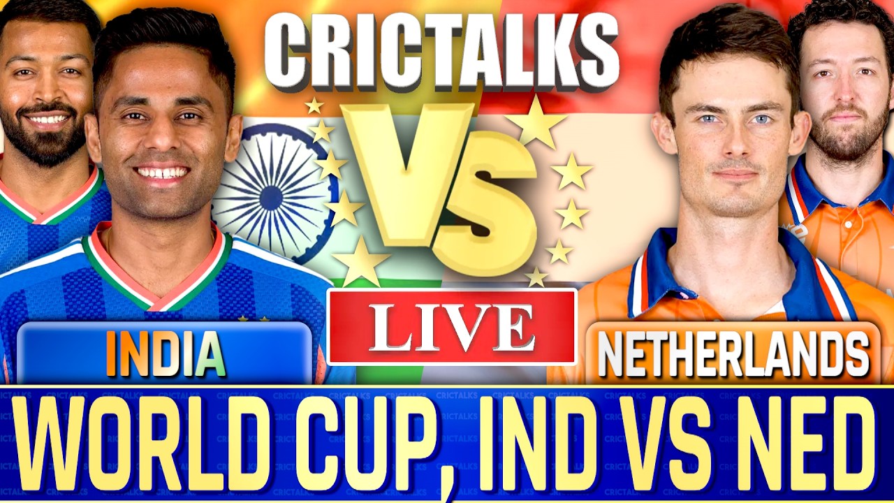 IND vs NED Live Score, T20 World Cup 2026: India vs Netherlands Live Cricket Match Today & Commentary