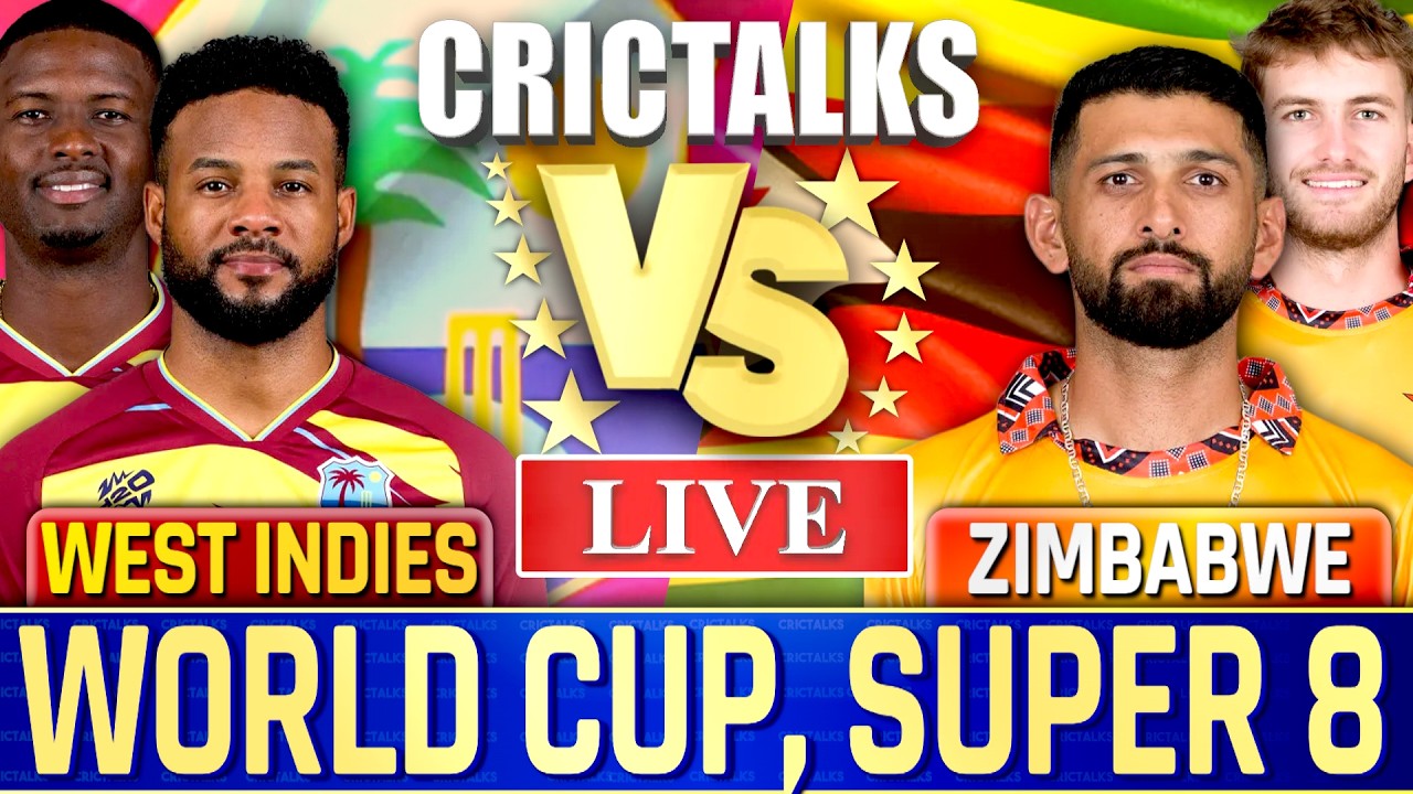 ZIM vs WI Live Score: Zimbabwe vs West Indies T20 World Cup 2026 Live Cricket Score & Commentary