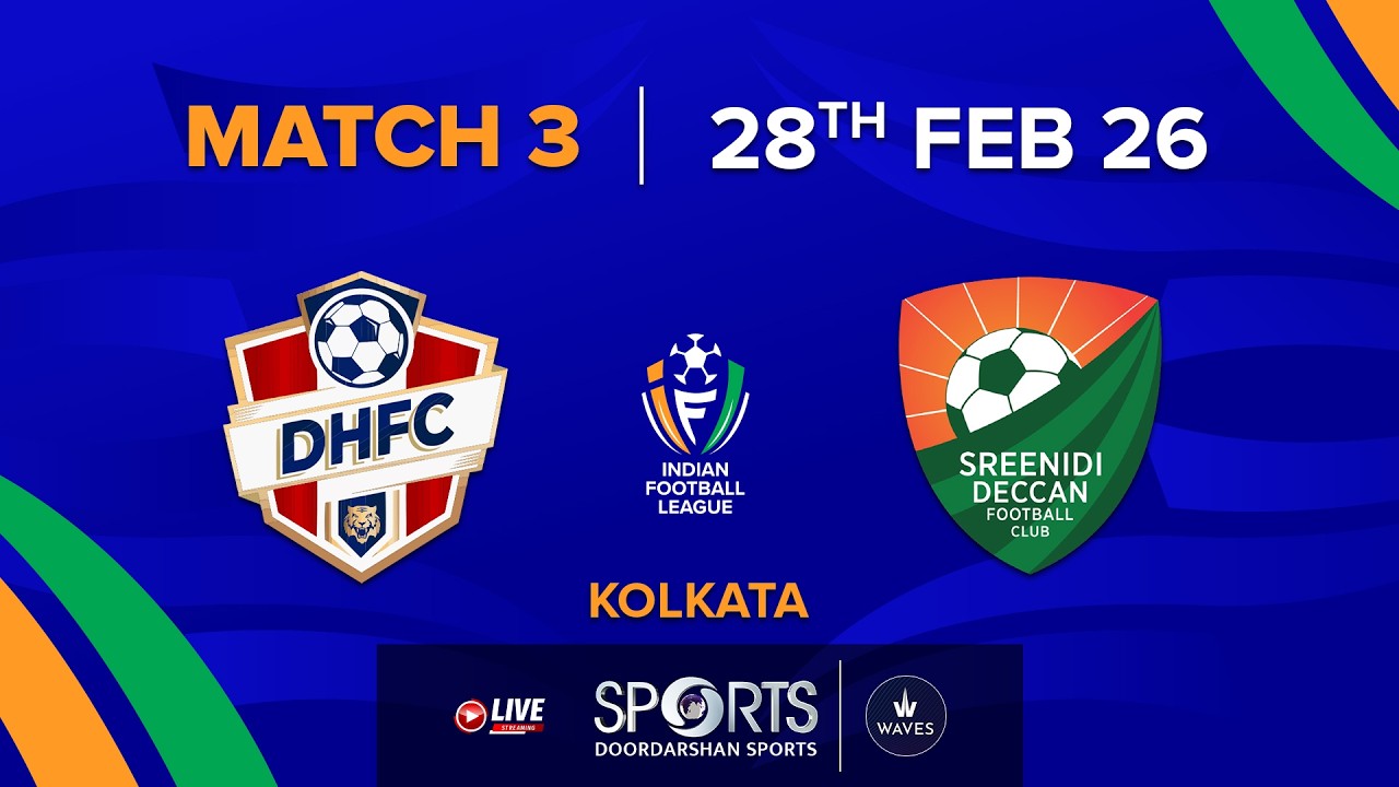 Diamond Harbour FC vs Sreenidi Deccan FC Live: I-League 2026 Score & Updates | DD Sports