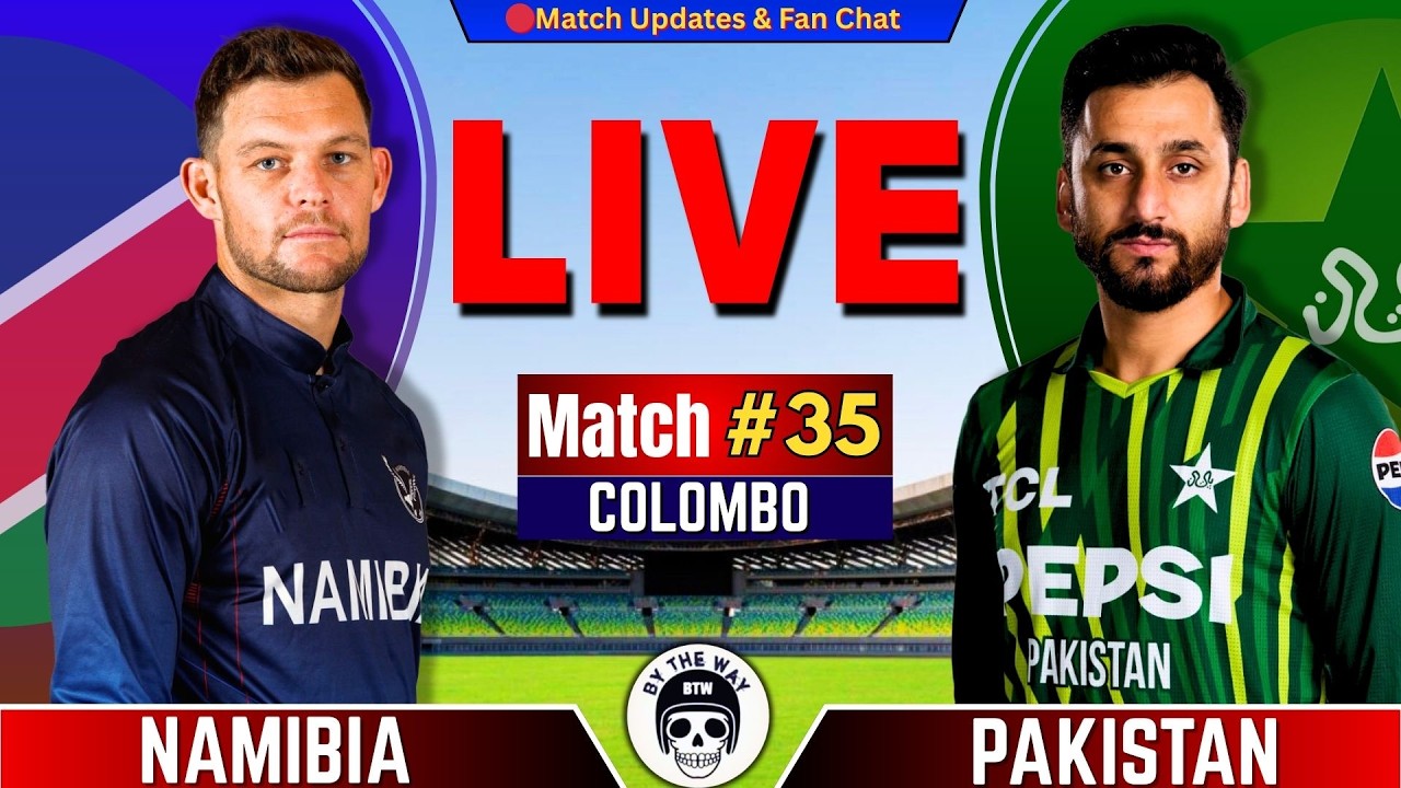 PAK vs NAM Live Score: Pakistan vs Namibia T20 World Cup 2024 – Live Cricket Match Today