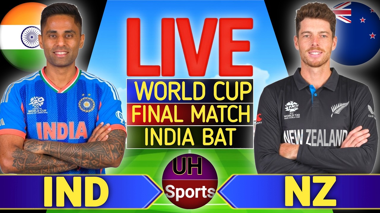 IND vs NZ T20 World Cup 2026 Final Live: Watch India vs New Zealand Score & Streaming Today