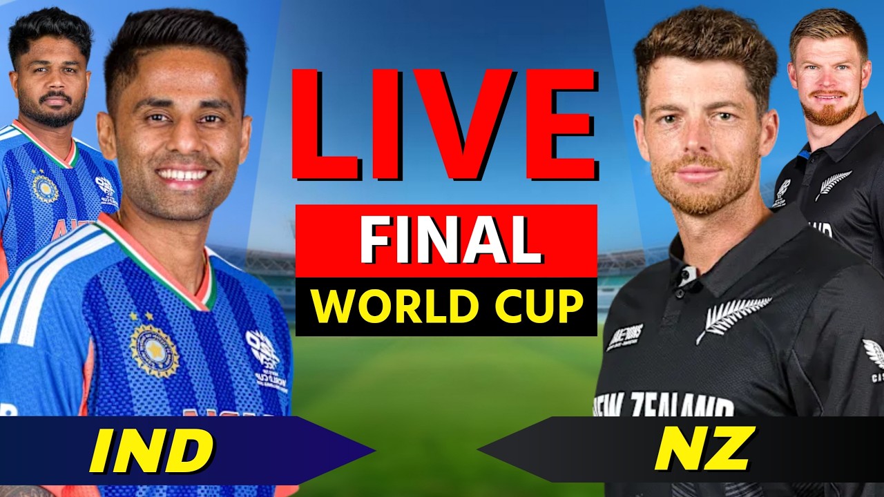 IND vs NZ Live Score, World Cup Final: India vs New Zealand Commentary & Scorecard