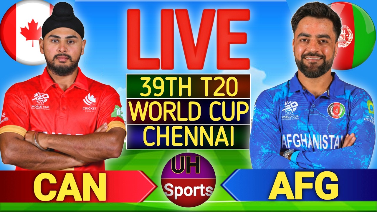 AFG vs CAN Live Score, T20 World Cup 2026: Afghanistan vs Canada Live Cricket Match Today
