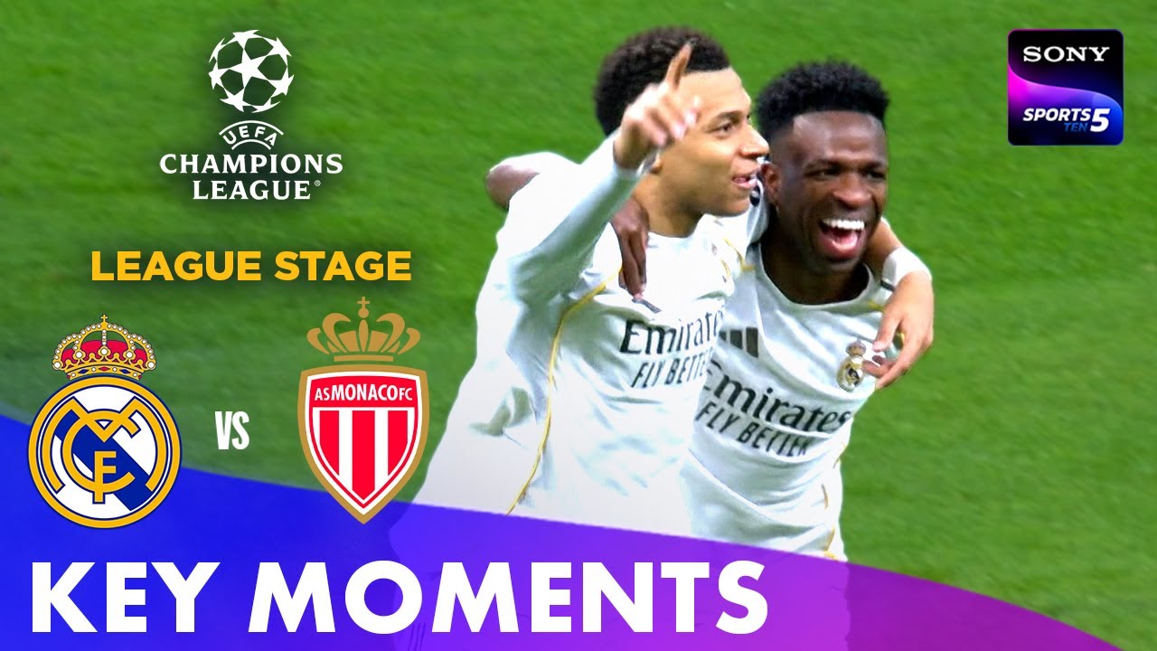 Real Madrid vs Monaco Highlights | Champions League 2026 | UCL Key Moments & Goals