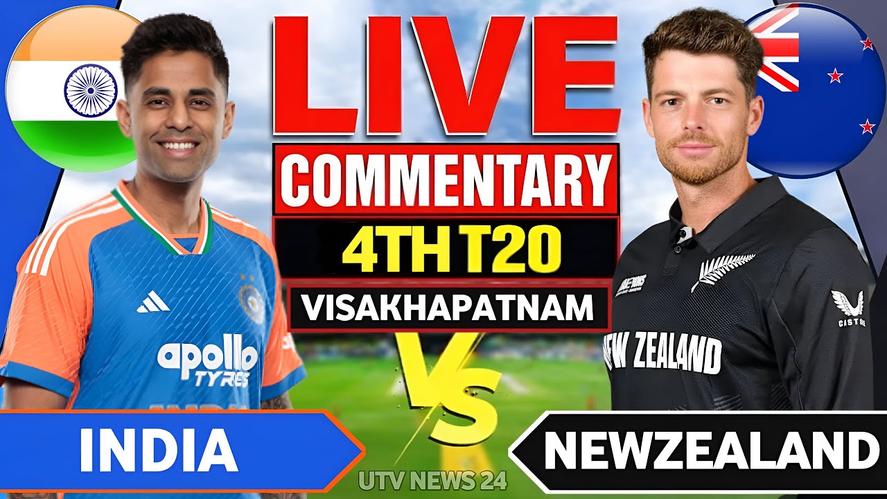 IND vs NZ 4th T20 Live Score: India vs New Zealand Live Cricket Match Scorecard & Commentary
