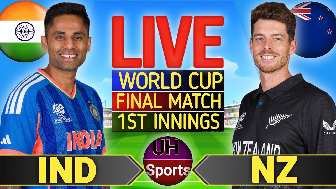 IND vs NZ Live Score: India vs New Zealand Final, T20 World Cup 2026 Live Match Today