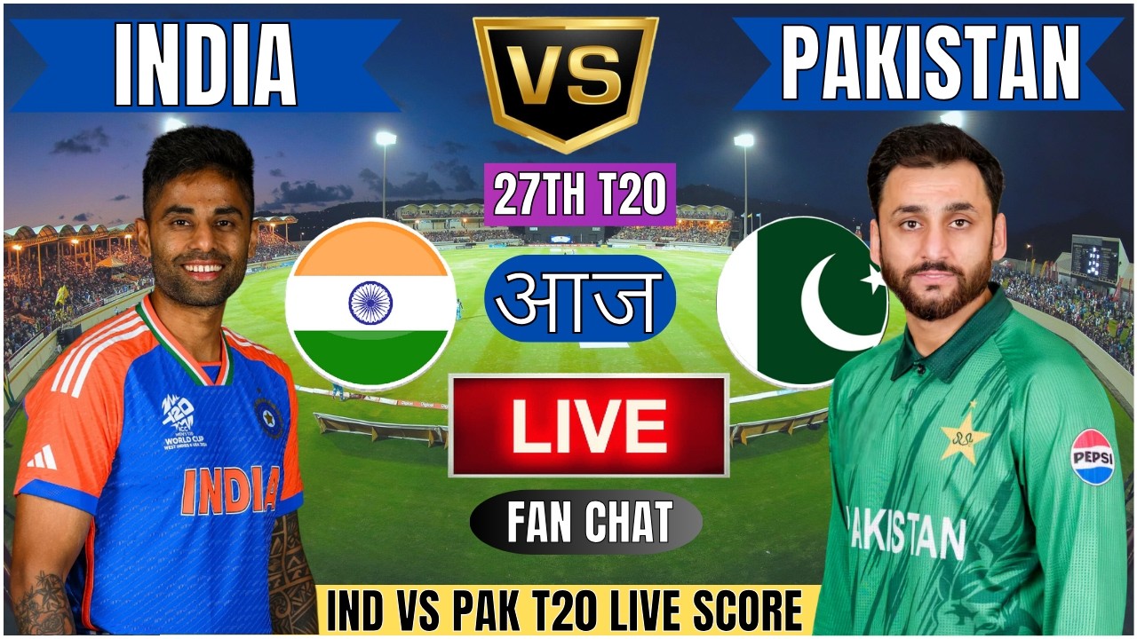 IND vs PAK Live Match: T20 World Cup 2024 Score & Commentary | India vs Pakistan Live Cricket Today