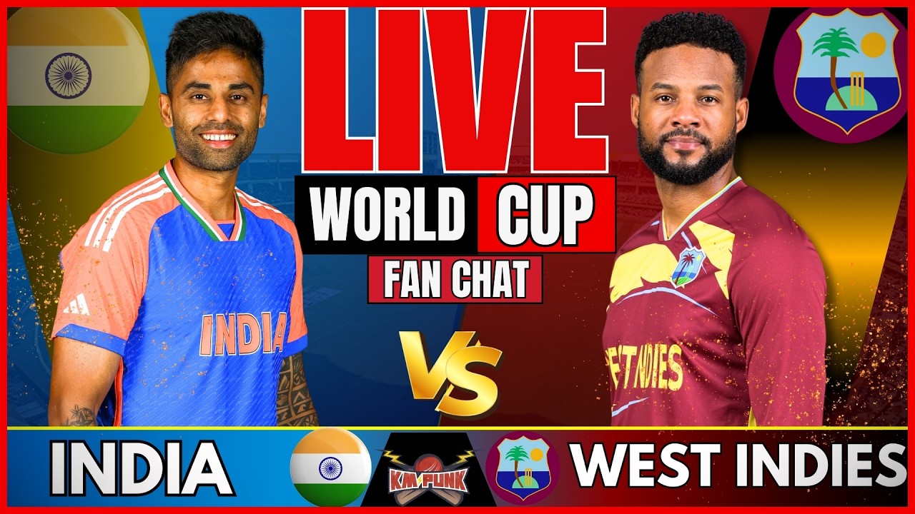 IND vs WI Live Score: India vs West Indies T20 World Cup Match Today – Live Stream & Updates