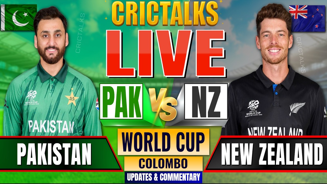 PAK vs NZ Live Score, T20 World Cup 2026: Pakistan vs New Zealand Live Cricket Score & Commentary Today
