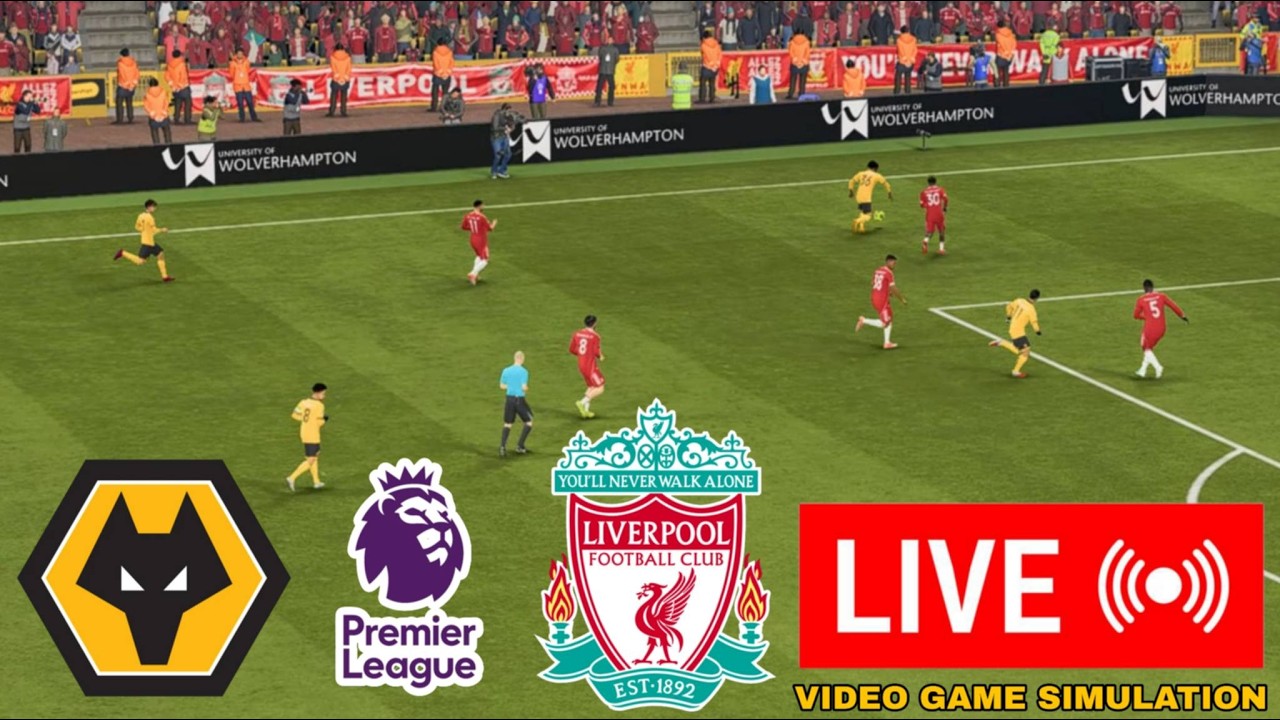 Wolves vs Liverpool Live Score: Premier League 2024/25 Match Update & FC 25 Gameplay