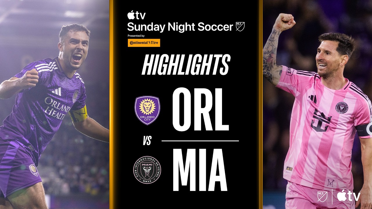 Orlando City vs. Inter Miami CF | Full Match Highlights | Sunday Night Soccer!-Orlando City vs. Inter Miami Highlights: MLS Sunday Night Soccer Match Recap