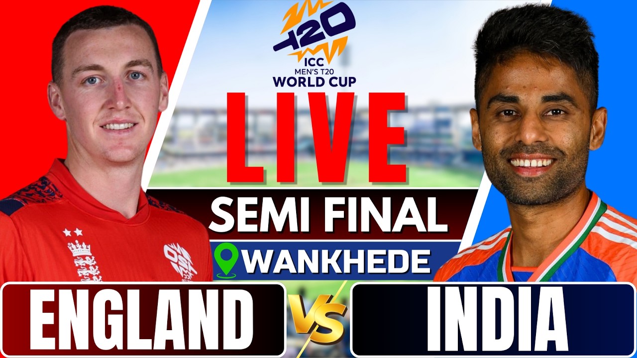 India vs England T20 World Cup Semi Final Live Score, Commentary & Updates: Watch Live Cricket Match Today