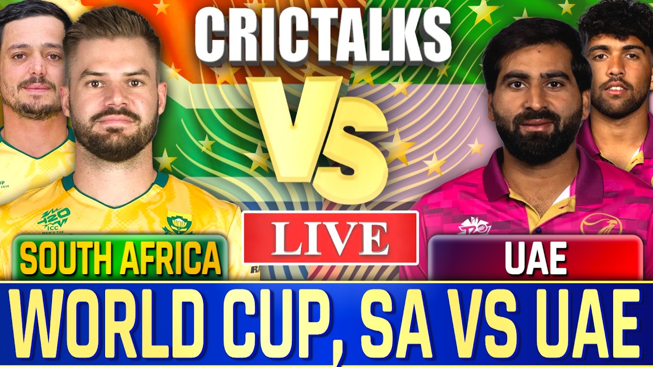 SA vs UAE Live Score: South Africa vs UAE World Cup Match Commentary & Updates