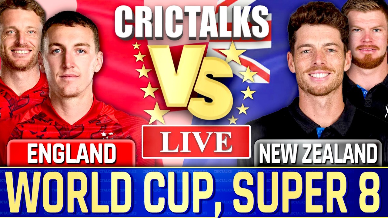 ENG vs NZ Live Score Today: England vs New Zealand T20 World Cup 2026 Live Commentary & Updates