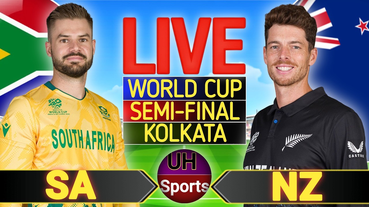 NZ vs SA Live Score, T20 World Cup 2026: New Zealand vs South Africa Live Cricket Match Today & Commentary