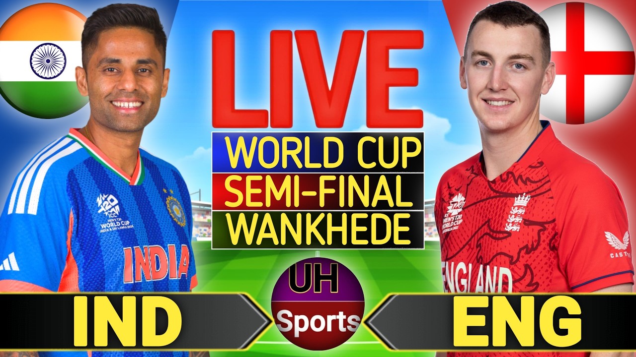 IND vs ENG Live Score: T20 World Cup Semi-Final Cricket Match Today | India vs England Live Updates