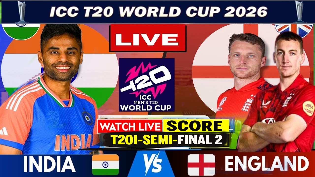 IND vs ENG Live Score: India vs England T20 World Cup Semi Final Live Match Today