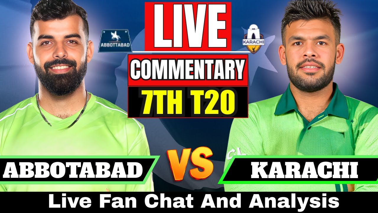 Abbottabad vs Karachi Blues Live Score Today | Ball by Ball Commentary & Updates 🔴 LIVE
