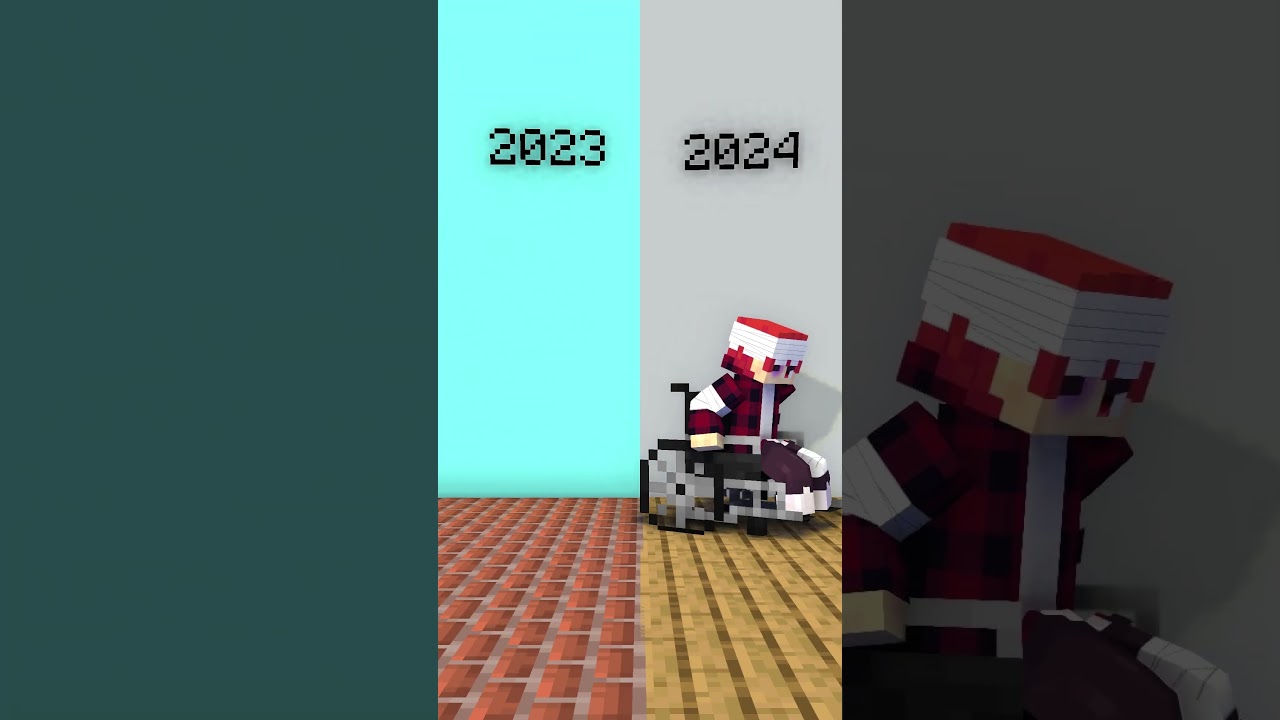 2023 Vs 2024 Minecraft  #sauriengtv #sinhtoteam #minecraft-Minecraft 2023 vs 2024: What’s Changed? | #sauriengtv #sinhtoteam