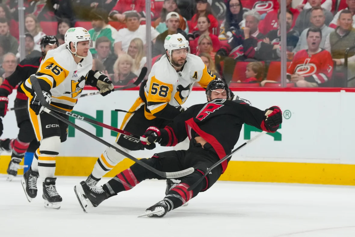 Hurricanes special teams win in wild OT win over Penguins