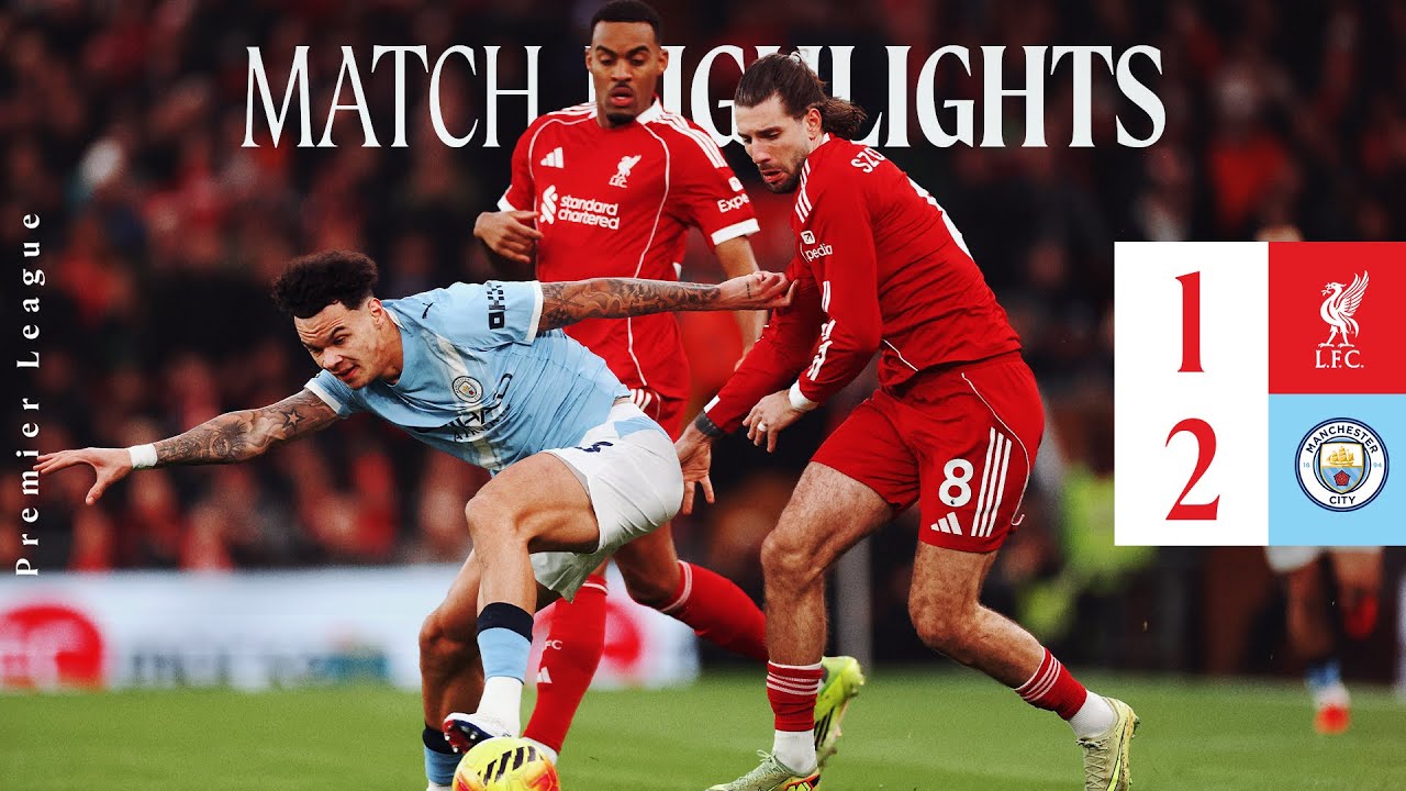 Liverpool vs Man City 1-2 Highlights: Szoboszlai Scores Stunning Goal as Liverpool Lose to Man City