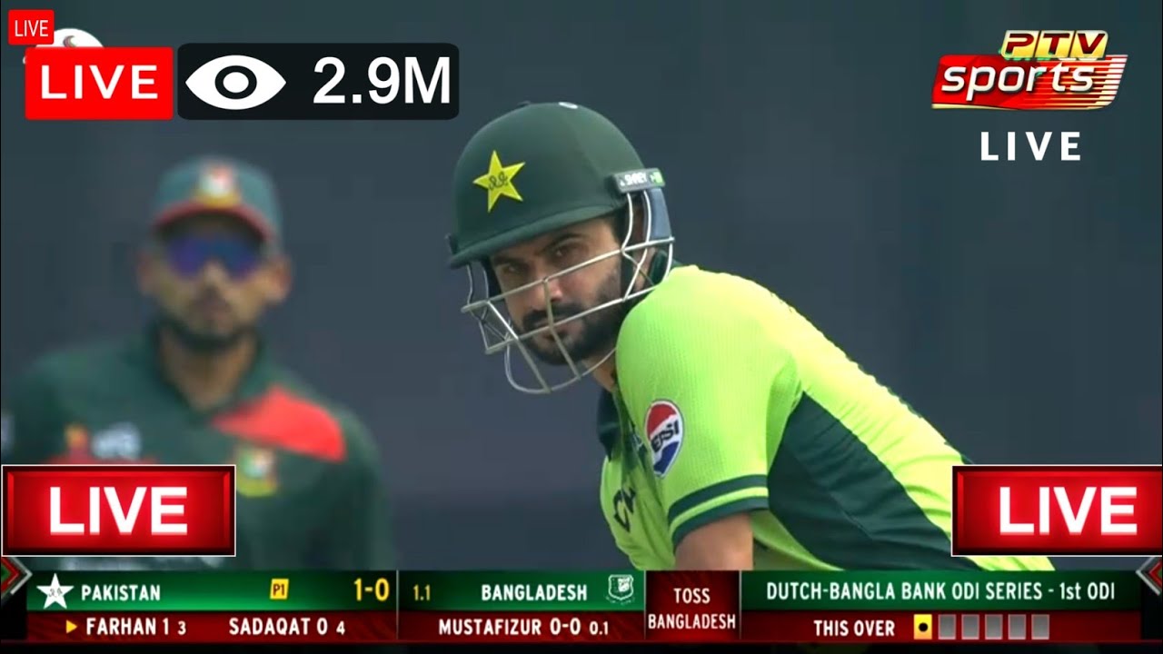 PAK vs BAN Live Streaming: Pakistan vs Bangladesh 1st ODI Live Score & Commentary
