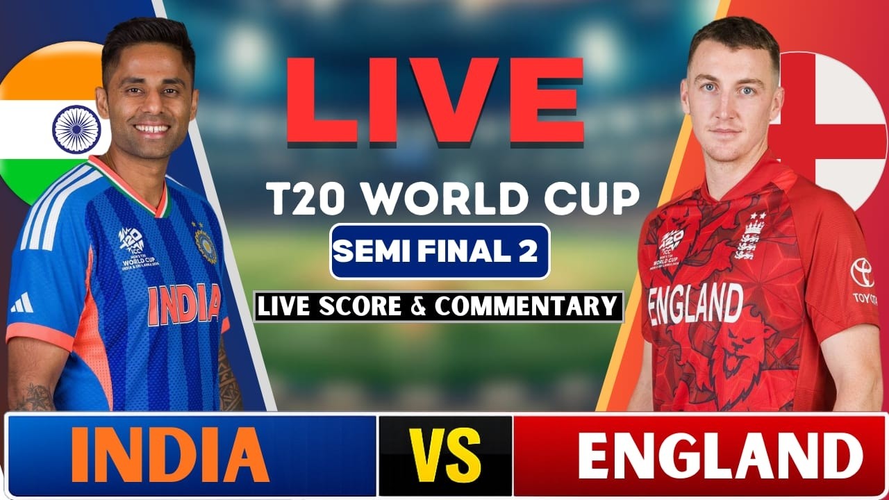 IND vs ENG Live Score, T20 World Cup 2026 Semi-Final Commentary: India vs England Live Updates