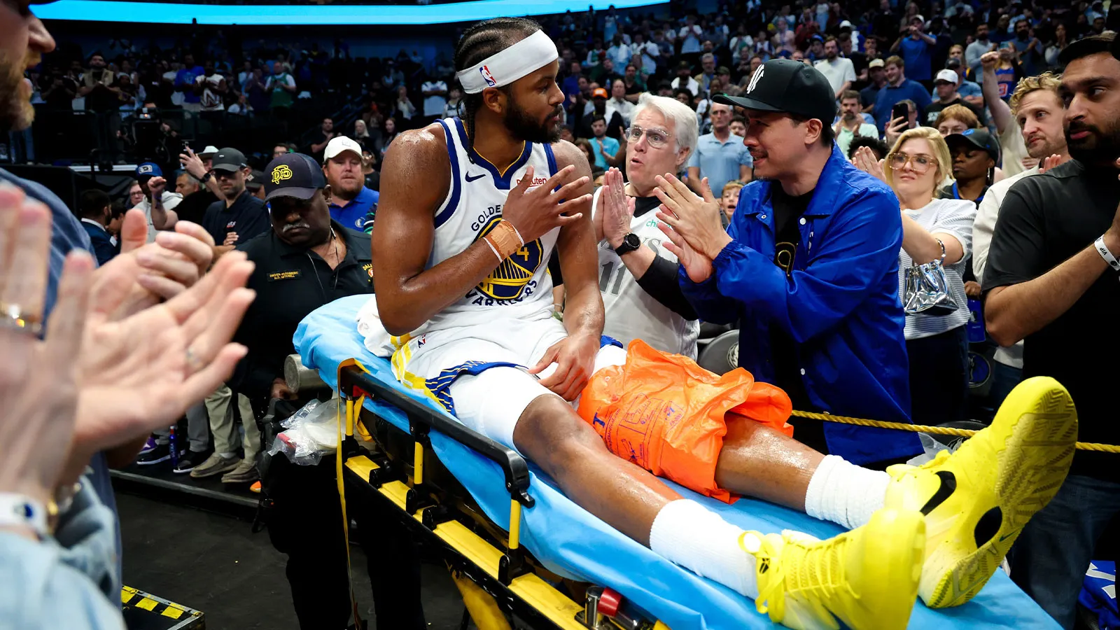 Draymond Green backtracks on wet spot blame for Moses Moody’s injury