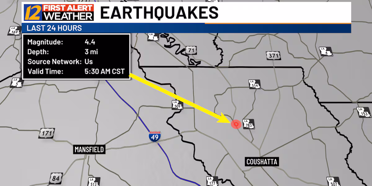 Historic Magnitude: North Louisiana Rattled by State’s Second-Largest Earthquake