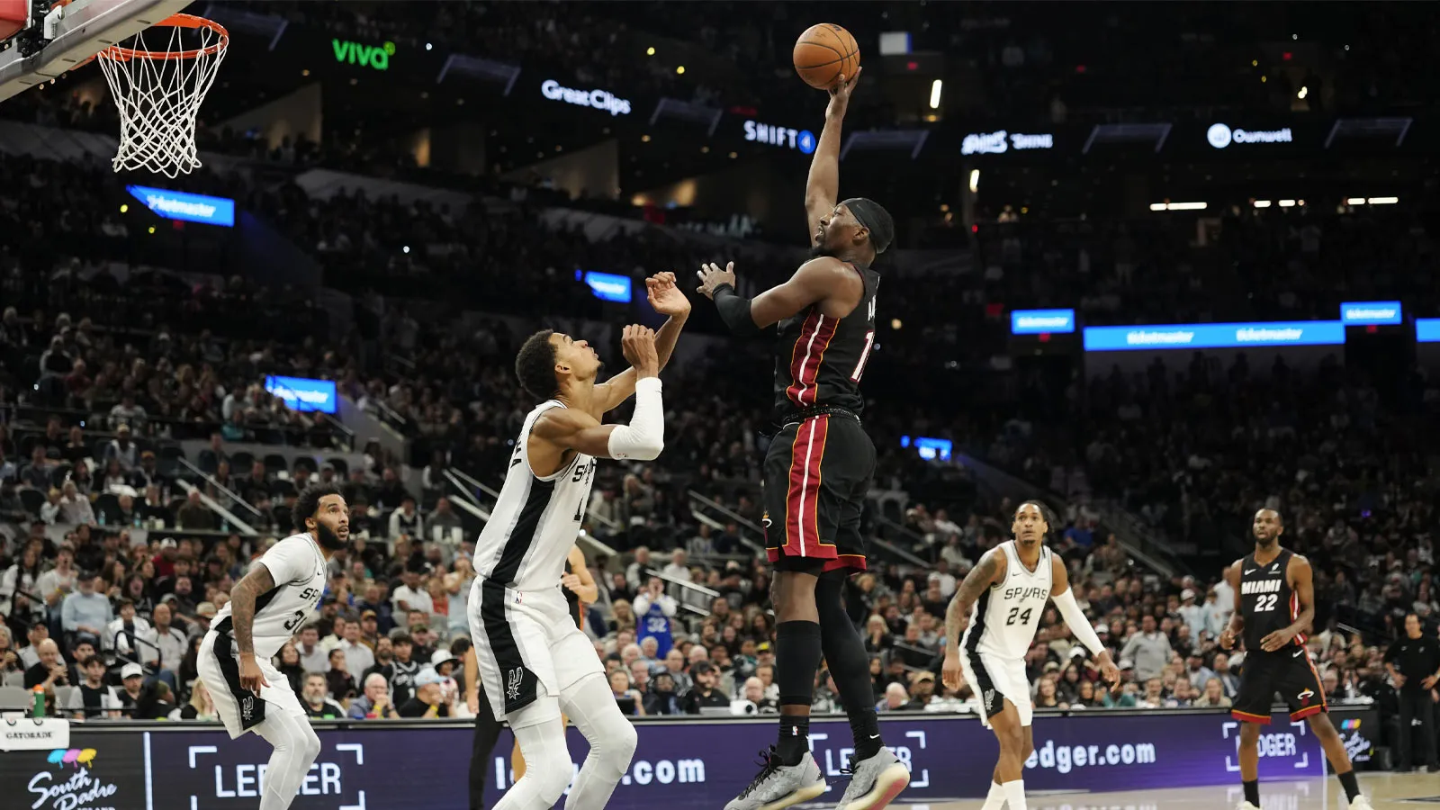 Bam Adebayo gets 30-point Wembley challenge from Austin Rivers