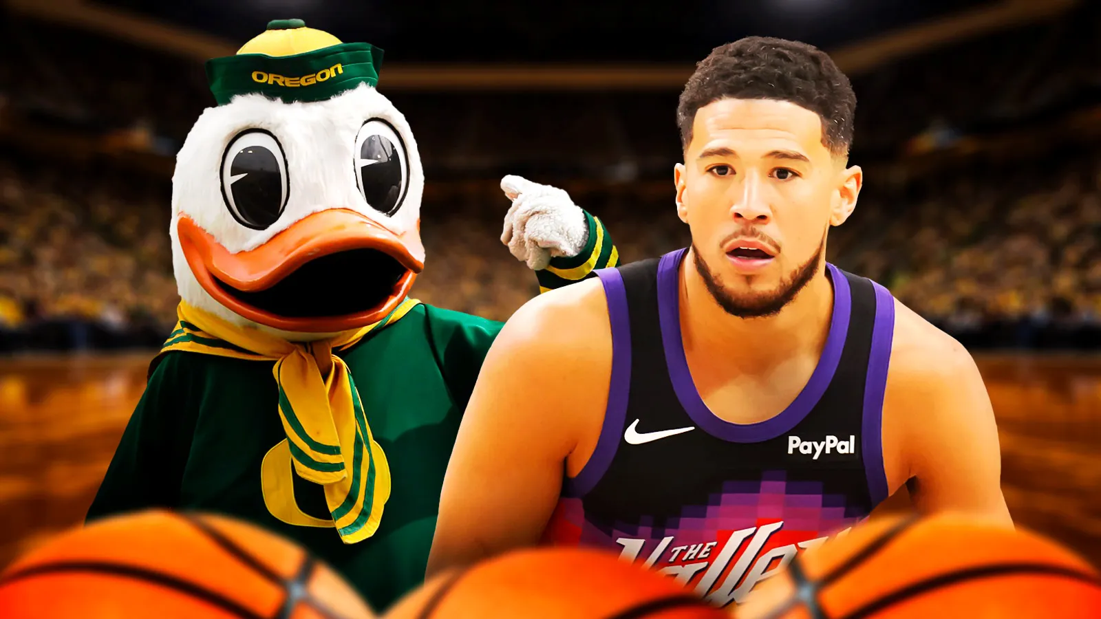 Devin Booker represents the Oregon Ducks with the Nike Book 2 PE Series