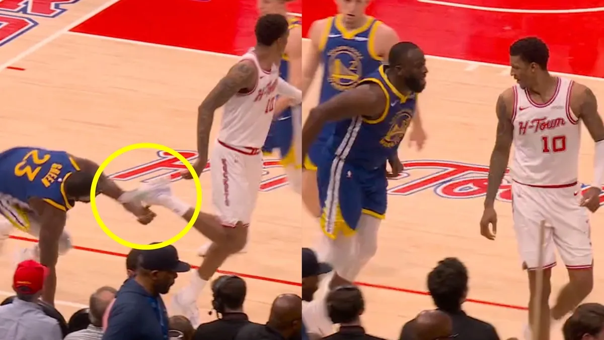 Draymond Green tackles Jabari Smith Jr.’s injured ankle, receives 12th technical foul