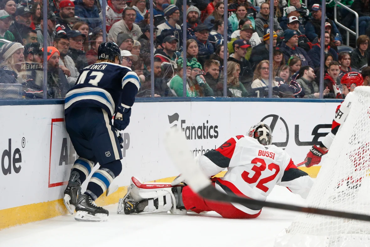 Hurricanes lost to Blue Jackets